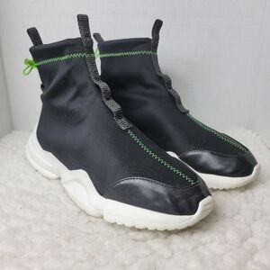John Geiger 002 High OG Mens Size 9 Sneaker Black White Lime Green 2018 Shoes